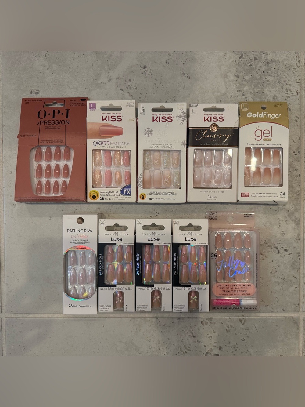 BNIB/LIKE NEW Nail Press-Ons Lot